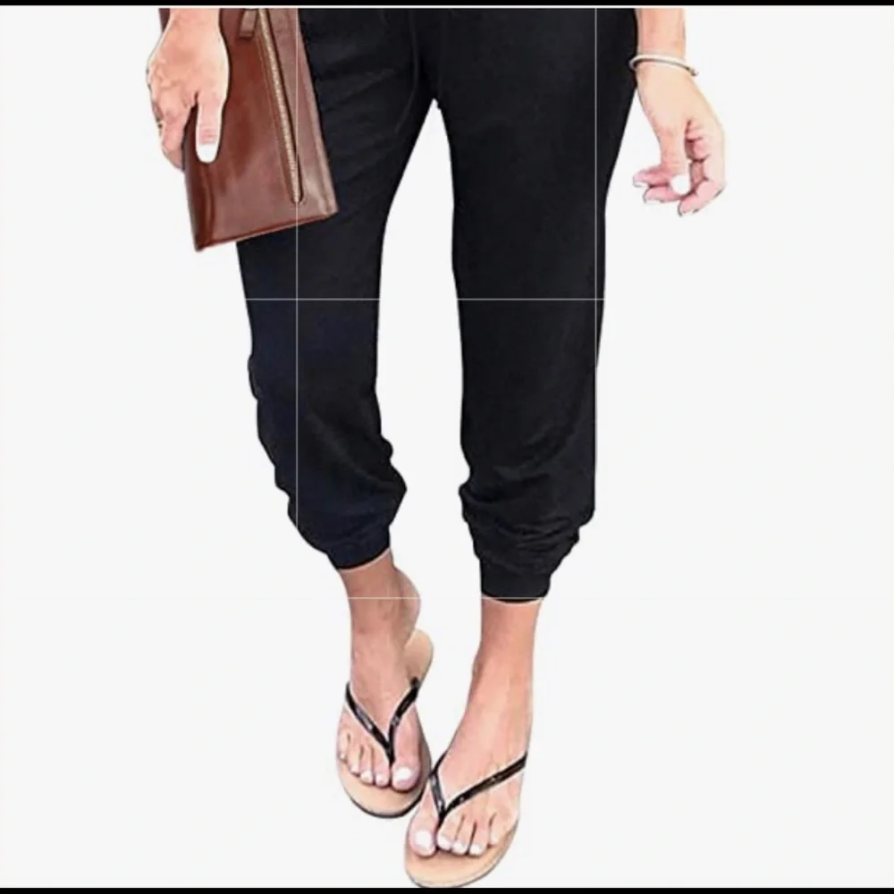 Pretty Gardens one piece black jump suit woman’s size medium - Picture 2 of 3